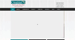 Desktop Screenshot of creativebathkitchen.com
